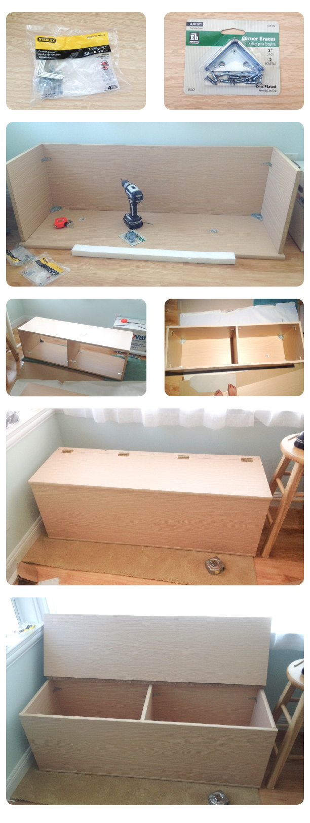 DIY Bench Seat with Storage
