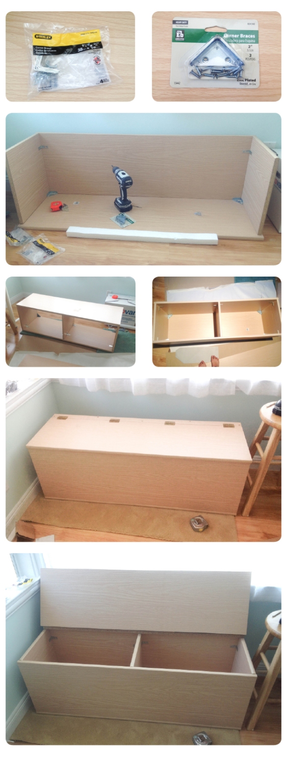 wooden bench toy box plans
